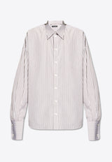 Dolce 
Gabbana Oversize Pinstripe Shirt White G5LU6T FR5ZP-S8051