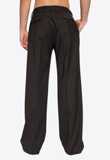 Dolce 
Gabbana Straight-Leg Wool Pants Gray GYZMHT GH864-M1348