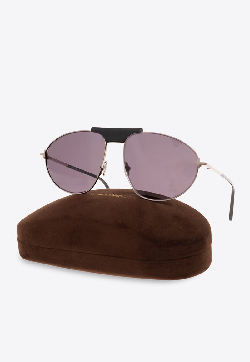 Tom Ford Ken Aviator Sunglasses FT1095 0-6014A