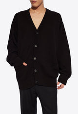 Dolce 
Gabbana V-neck Buttoned Cardigan Black GXV13T JFMCM-N0000