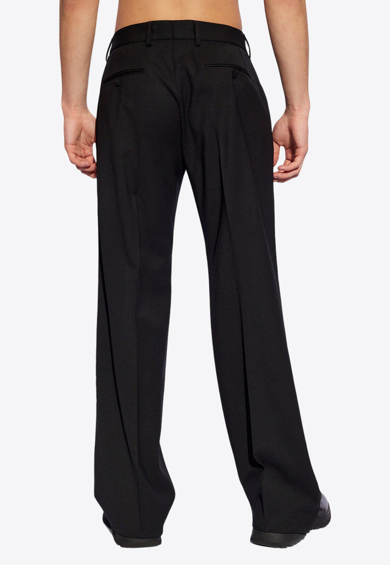 Dolce 
Gabbana Wool Pleat-Front Pants Black GYZMHT GH667-N0000