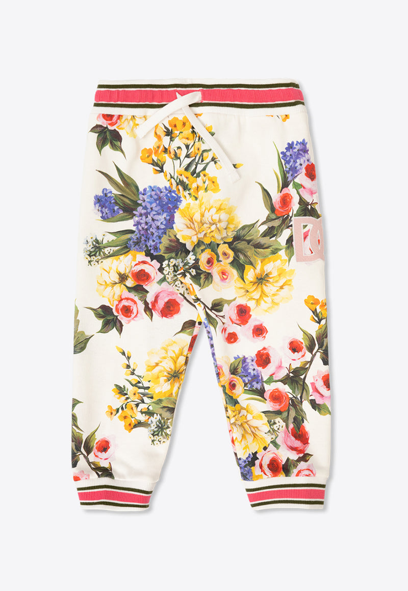 Dolce 
Gabbana Kids Baby Girls Garden Print Track Pants Multicolor L2JPC9 HS7OJ-HA4YB