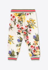 Dolce 
Gabbana Kids Baby Girls Garden Print Track Pants Multicolor L2JPC9 HS7OJ-HA4YB