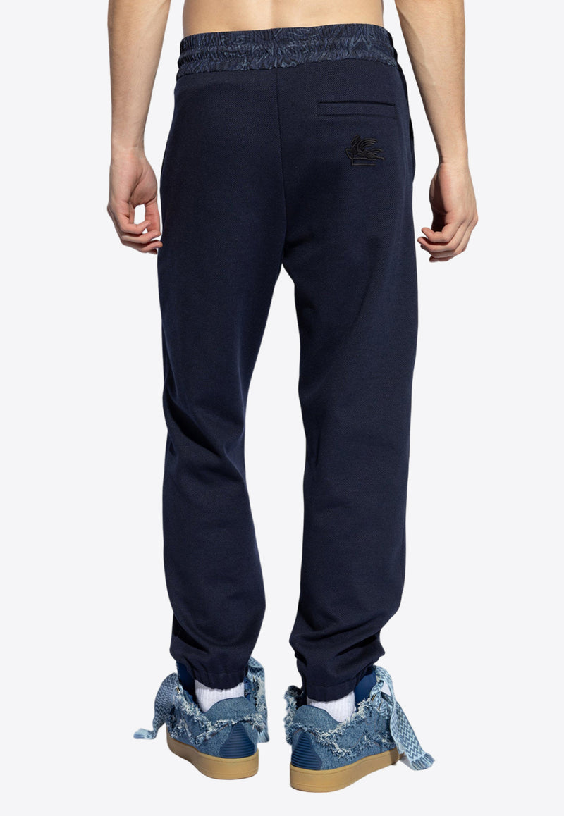 Etro Pegaso Embroidered Track Pants Navy MREE0007 99JUE01-B0339