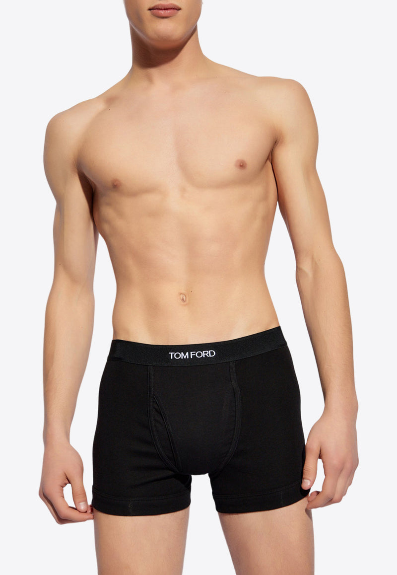 Tom Ford Logo Waistband Briefs -Set of 2 Black T4XC31040 0-999