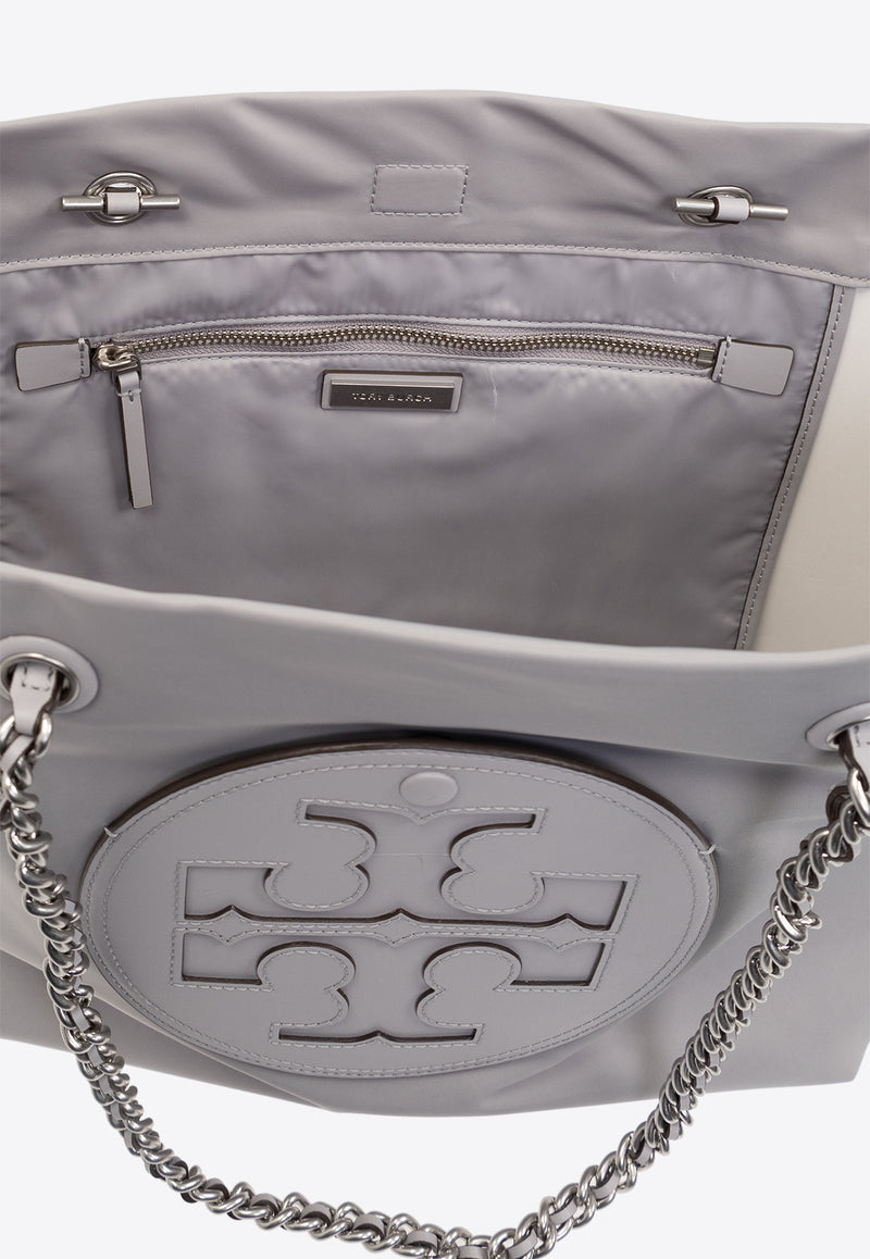 Tory Burch Ella Chain Tote Bag Gray 152313 0-029