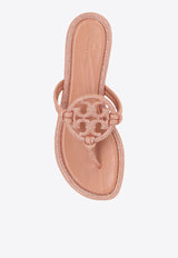 Tory Burch Miller Crystal Logo Knotted Thong Sandals Pink 152177 0-667