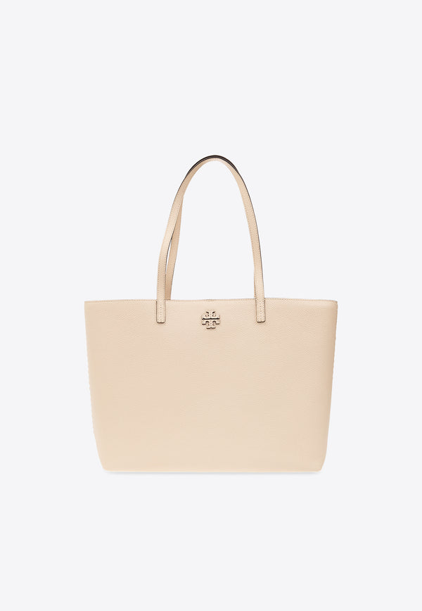 Tory Burch McGrow Leather Tote Bag Cream 152221 0-724