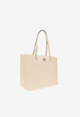 Tory Burch McGrow Leather Tote Bag Cream 152221 0-724