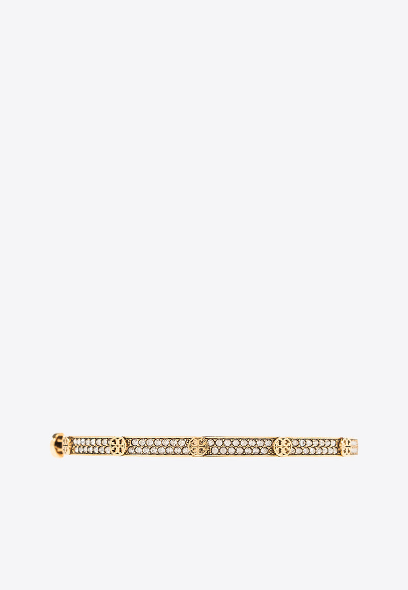 Tory Burch Miller Studded Logo Bracelet Gold 153686 0-783