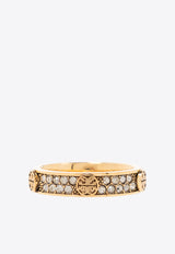 Tory Burch Miller Studded Logo Ring Gold 153689 0-783