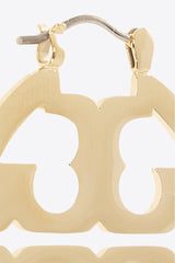 Tory Burch Miller Logo Drop Earrings Gold 153685 0-720