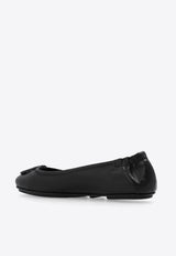 Tory Burch Minnie Travel Ballet Flats Black 155637 0-006