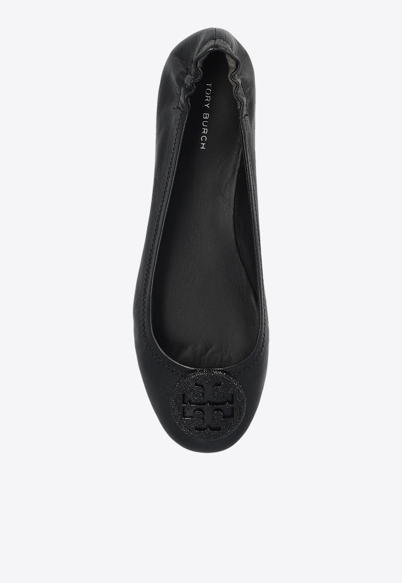 Tory Burch Minnie Travel Ballet Flats Black 155637 0-006