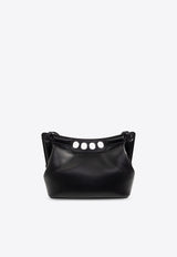 Alexander McQueen The Mini Peak Shoulder Bag Black 775908 1BLLI-1000