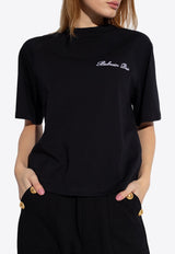 Balmain Signature Logo Crewneck T-shirt Black CF1EG085 BC68-EAB