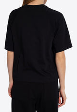 Balmain Signature Logo Crewneck T-shirt Black CF1EG085 BC68-EAB