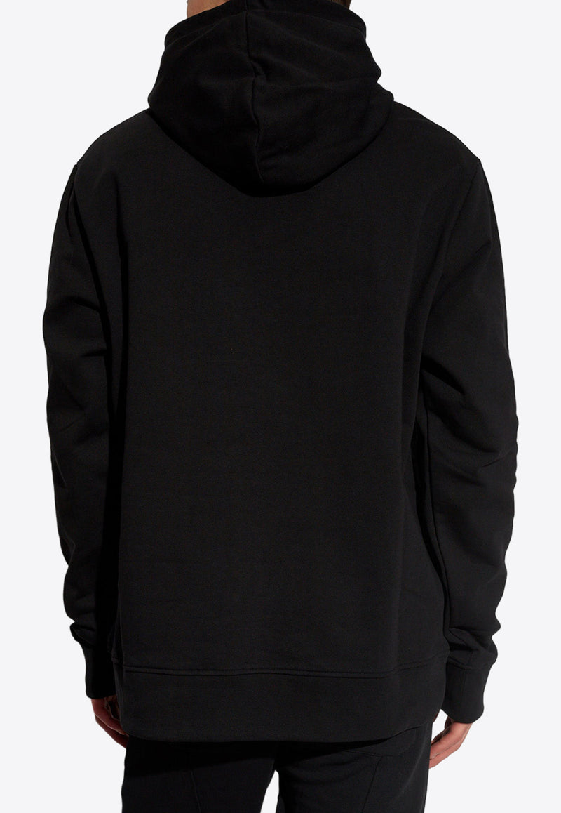 Balmain Logo Patch Hooded Sweatshirt CH1JT047 JB53-0PA