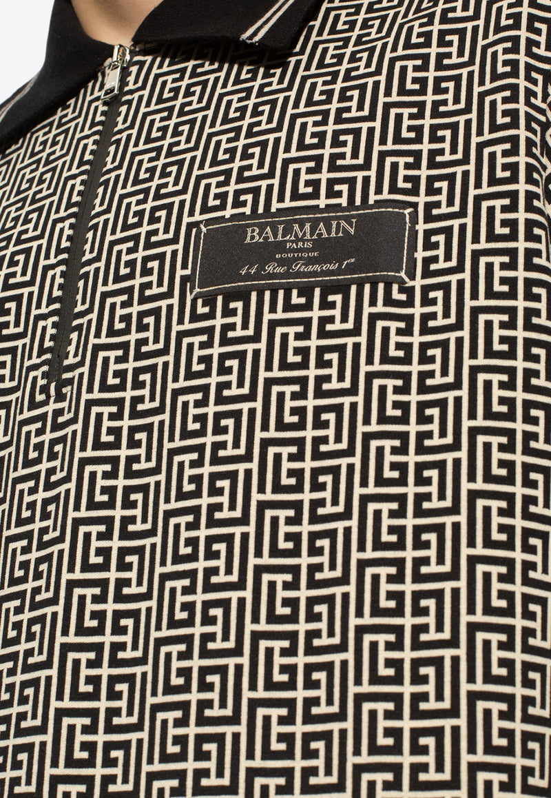 Balmain Casual Monogram Jacquard Pants CH1PQ270 JC97-GFE