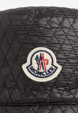 Moncler Logo Patch Quilted Bucket Hat I20933B00027 788K4-999