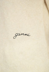 GANNI Egret Brushed Alpaca Sweater K2104 2592-135