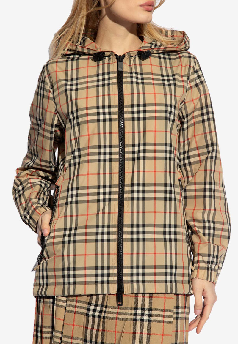 Burberry Vintage Check Water-Proof Jacket 8059490 A7028-ARCHIVE BEIGE IP CHK