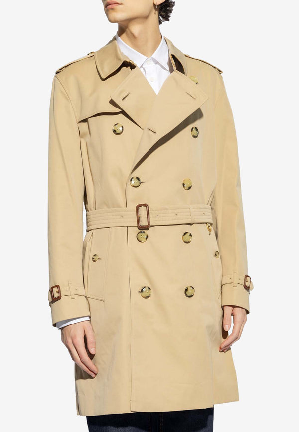 Burberry Mid-length Kensington Heritage Trench Coat 8079388 A1366-HONEY