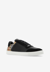 Burberry Stevie Vintage Check Low-Top Sneakers Black 8070818 A7626-BLACK ARBEIGE IP CHK