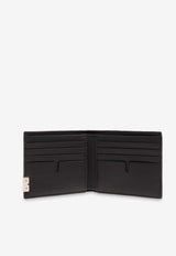 Burberry B Cut Bi-Fold Wallet in Grained Leather Black 8080663 A1189-BLACK