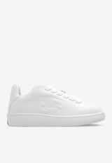 Burberry Box Leather Low-Top Sneakers White 8083384 A1189-BLACK