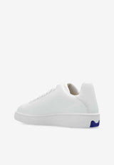 Burberry Box Leather Low-Top Sneakers White 8083384 A1189-BLACK