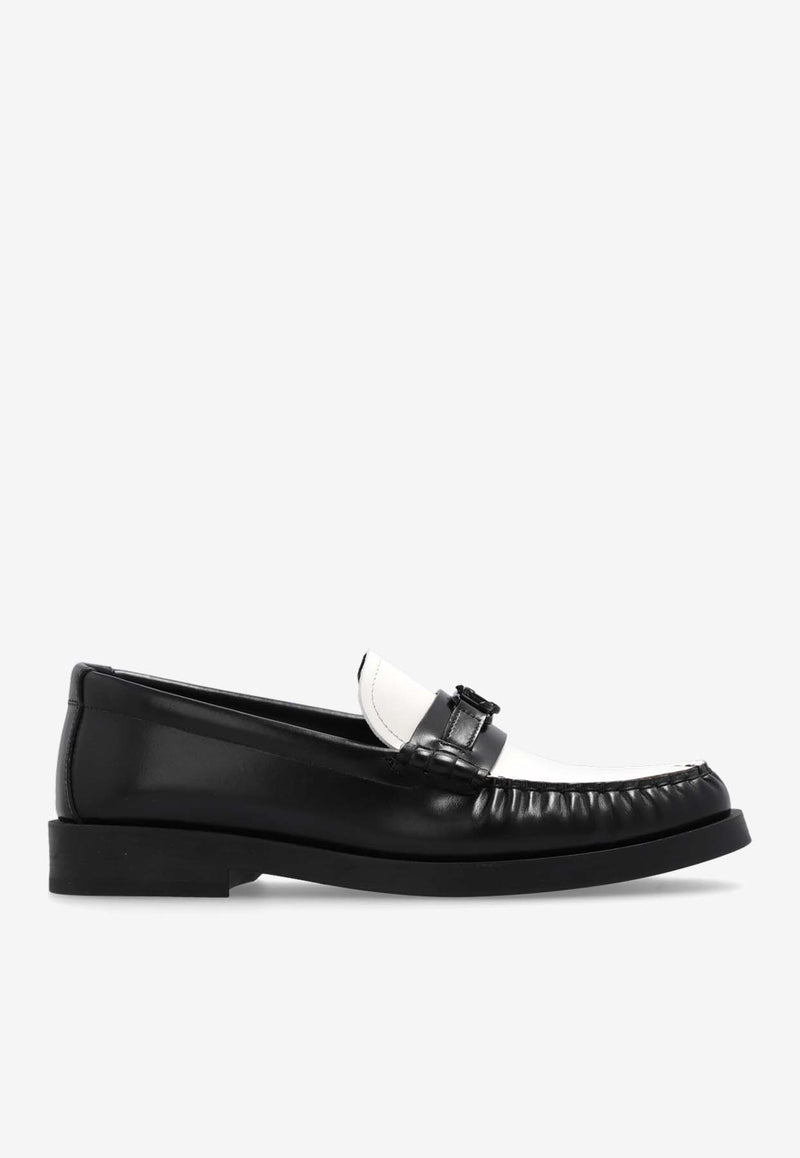 Jimmy Choo Addie Box Calf Leather Loafers Black ADDIE JC XXF-BLACK LATTE