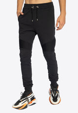 Balmain  Drawstring Logo Track Pants Black CH1OB000 BB04-EAB