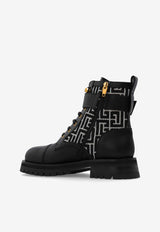 Balmain Charlie Leather Ankle Boots  CN1TC961 TJML-GFE