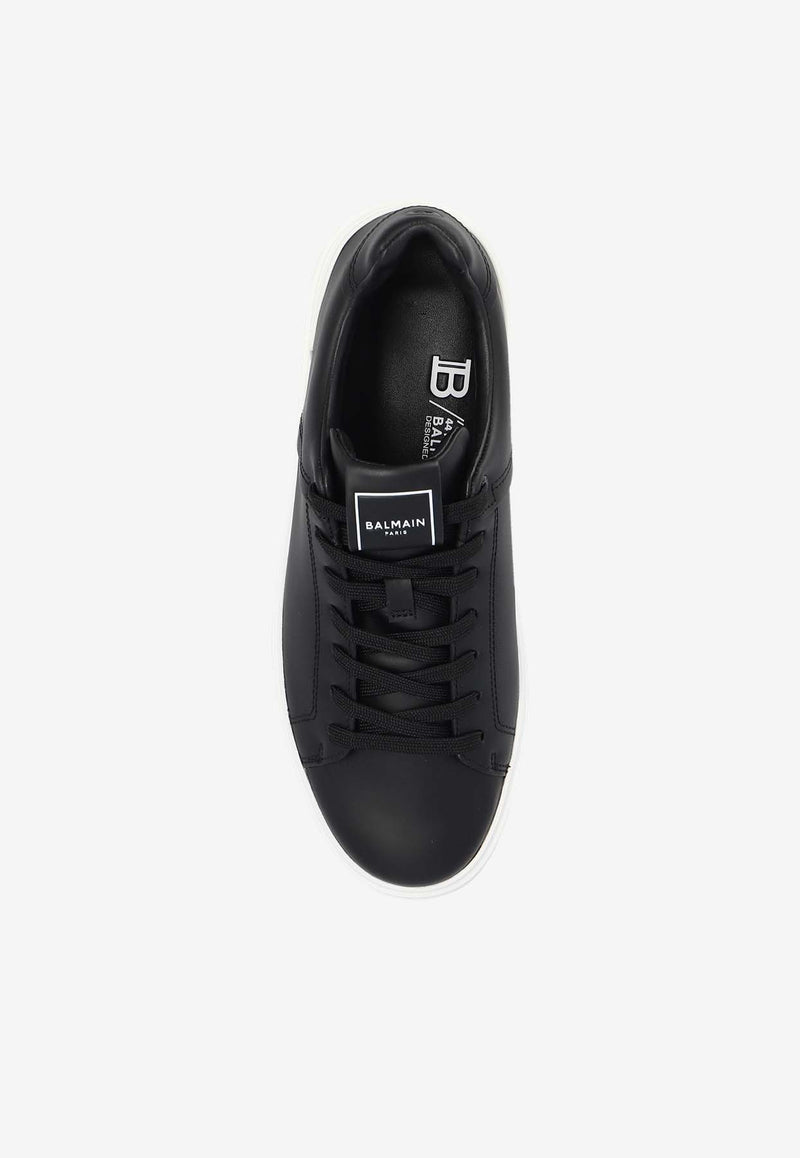 Balmain B-Court Low-Top Sneakers Black CN1VI690 LVTR-EAB