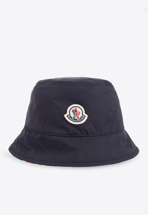 Moncler Reversible Logo Bucket Hat Navy J10913B00004 54A91-778