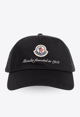 Moncler Logo Patch Baseball Cap Black J10913B00002 0U162-999