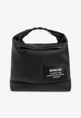 Moncler Nakoa Logo Patch Top Handle Bag Black J109A5D00001 M3817-999