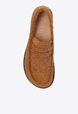 Loewe Campo Suede Loafers Brown L815290X14 0-TAN