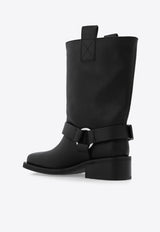 GANNI Buckle Biker Boots Black S2275 4921-099