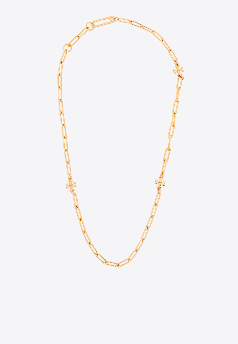 Tory Burch Good Luck Chain-Link Necklace Gold 150517 0-720