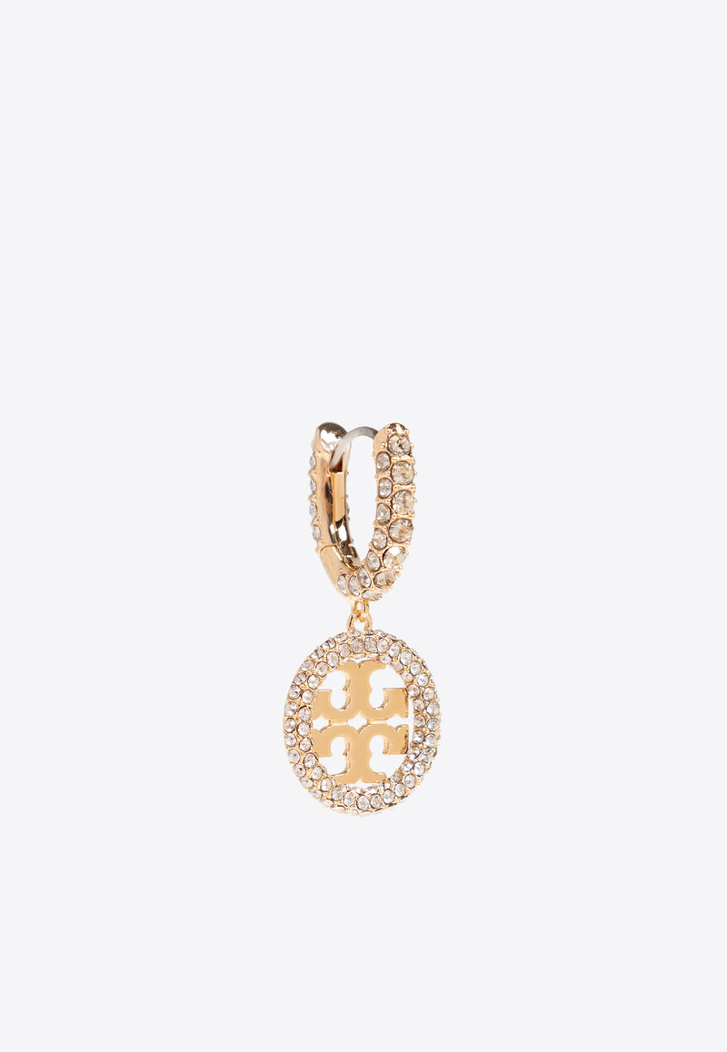 Tory Burch Miller Crystal-Embellished Earrings Gold 157229 0-783