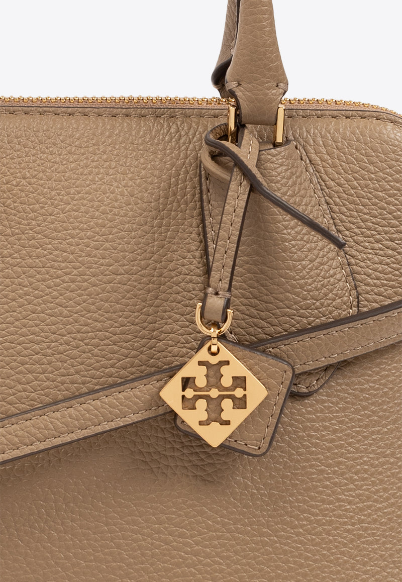 Tory Burch Mini Swing Satchel Top Handle Bag Brown 159504 0-250