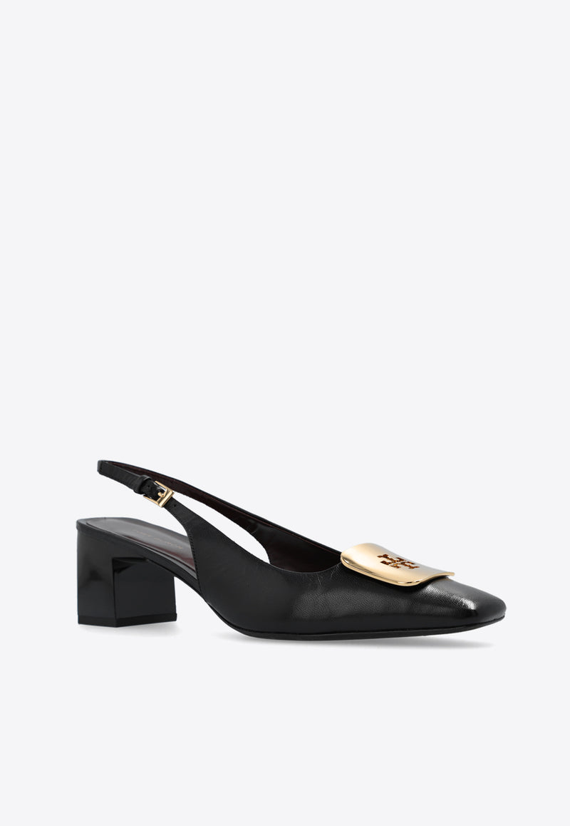 Tory Burch Georgia 55 Slingback Pumps Black 156479 0-006