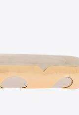 Tory Burch Essential Brass Bangle Silver 157200 0-961