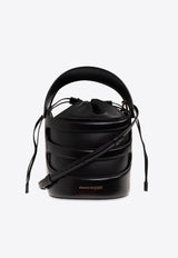 Alexander McQueen The Rise Nappa Leather Bucket Bag Black 787126 1VPGI-1000