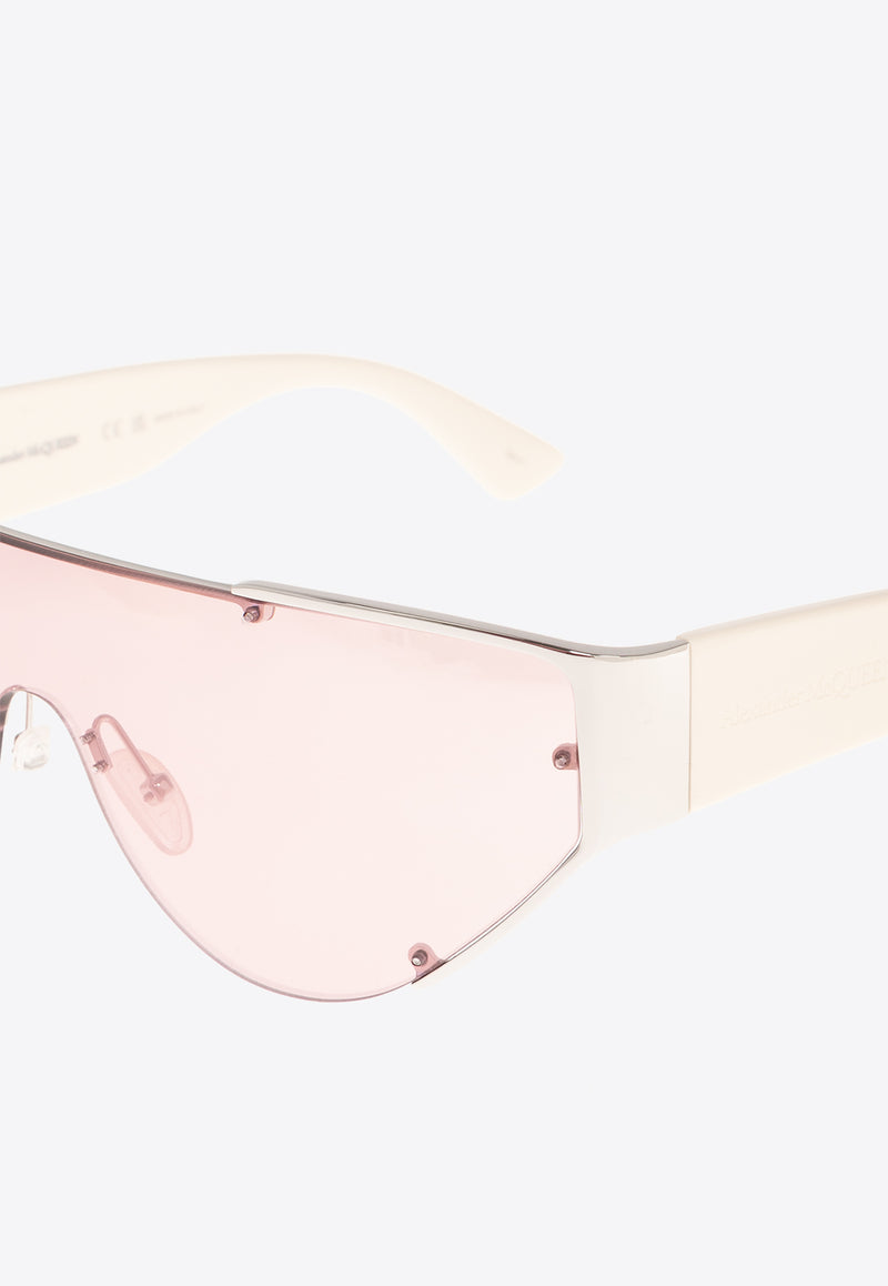 Alexander McQueen Grip Shield Sunglasses Pink 792510 I3331-1268