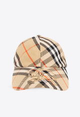 Burberry Signature Check Baseball Cap Beige 8085723 A2021-SAND