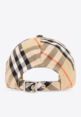 Burberry Signature Check Baseball Cap Beige 8085723 A2021-SAND