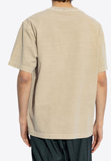 Burberry EKD Patch Crewneck T-shirt Beige 8090133 C1128-SAFARI